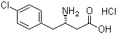 (S)-3-Amino-4-(4-chlorophenyl)butyric acid hydrochloride  molecular structure (CAS 270596-41-3)