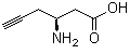 (3S)-3-氨基-5-己炔酸分子结构 (CAS 270596-46-8)