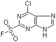 6-氯-9H-嘌呤-2-磺酰氟分子结构 (CAS 2706-92-5)