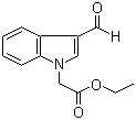 Ethyl (3-formyl-1H-indol-1-yl)acetate molecular structure (CAS 27065-94-7)