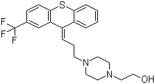 三氟噻吨分子结构 (CAS 2709-56-0)