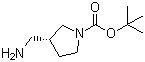 (R)-1-Boc-3-(aminomethyl)pyrrolidine molecular structure (CAS 270912-72-6)
