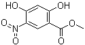 structure of CAS# 271261-71-3, 2,4-Dihydroxy-5-nitrobenzoic acid methyl ester