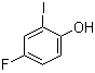 2-碘-4-氟苯酚分子结构 (CAS 2713-29-3)