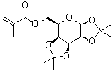 二异丙亚基半乳糖 6-异丁烯酸酯分子结构 (CAS 2715-36-8)