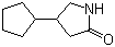4-Cyclopentyl-2-pyrrolidinone molecular structure (CAS 271580-00-8)