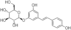 Polydatin molecular structure (CAS 27208-80-6)