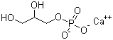 structure of CAS# 27214-00-2, Glycerol phosphate calcium salt