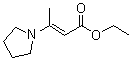 Ethyl 3-(1-pyrrolidinyl)crotonate molecular structure (CAS 2723-42-4)