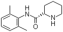 (S)-N-(2',6'-二甲苯基)-2-哌啶甲酰胺分子结构 (CAS 27262-40-4)