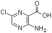 3-Amino-6-chloropyrazine-2-carboxylic acid molecular structure (CAS 2727-13-1)
