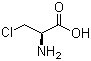 3-氯-L-丙氨酸分子结构 (CAS 2731-73-9)