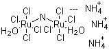 Ammonium-nitrido-octachlorodiaquodiruthenate(IV) molecular structure (CAS 27316-90-1)