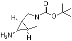 结构式 CAS# 273206-92-1, rel-(1R,5S,6S)-6-氨基-3-氮杂双环[3.1.0]己烷-3-羧酸叔丁酯