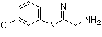 结构式 CAS# 273399-95-4, 1-(6-氯-1H-苯并咪唑-2-基)甲胺