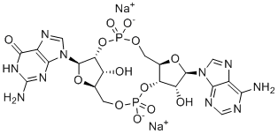 2',3'-cGAMP sodium salt molecular structure (CAS 2734858-36-5)