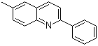 2-苯基-6-甲基喹啉分子结构 (CAS 27356-46-3)
