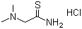 二甲胺基硫代乙酰胺盐酸盐分子结构 (CAS 27366-72-9)