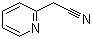 structure of CAS# 2739-97-1, 2-Pyridylacetonitrile;Pyridine-2-acetonitrile; 2-(2-Pyridyl)acetonitrile