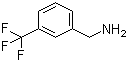 结构式 CAS# 2740-83-2, 3-(三氟甲基)苯甲胺; 3-三氟甲基苄胺; 间三氟甲基苄胺