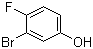 structure of CAS# 27407-11-0, 3-Bromo-4-fluorophenol