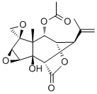 2-O-乙酰基羟基马桑毒素分子结构 (CAS 2749-28-2)
