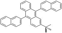 structure of CAS# 274905-73-6, 3-tert-Butyl-9,10-di(naphth-2-yl)anthracene