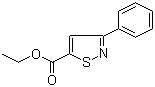 Ethyl 3-phenylisothiazole-5-carboxylate molecular structure (CAS 27545-57-9)