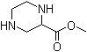 Methyl piperazine-2-carboxylate molecular structure (CAS 2758-98-7)