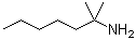 1,1-Dimethylhexylamine molecular structure (CAS 27581-29-9)