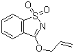 structure of CAS# 27605-76-1, Oryzaemate;Probenazole; 3-(2-Propenyloxy)-1,2-benzisothiazole 1,1-dioxide
