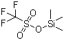 三氟甲磺酸三甲基硅酯分子结构 (CAS 27607-77-8)