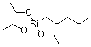 结构式 CAS# 2761-24-2, 戊基三乙氧基硅烷