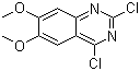 结构式 CAS# 27631-29-4, 2,4-二氯-6,7-二甲氧基喹唑啉