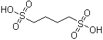 1,4-Butanedisulfonic acid molecular structure (CAS 27665-39-0)