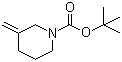 1-Boc-3-methylenepiperidine molecular structure (CAS 276872-89-0)