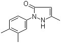 structure of CAS# 277299-70-4, 2-(3,4-Dimethylphenyl)-1,2-dihydro-5-methyl-3H-pyrazol-3-one