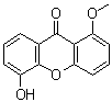 5-Hydroxy-1-methoxy-9H-xanthen-9-one molecular structure (CAS 27770-13-4)