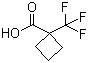 1-(Trifluoromethyl)cyclobutanecarboxylic acid molecular structure (CAS 277756-45-3)