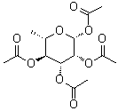 6-Deoxy-beta-L-mannopyranose 1,2,3,4-tetraacetate molecular structure (CAS 27821-10-9)
