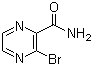3-Bromopyrazinecarboxamide molecular structure (CAS 27825-22-5)