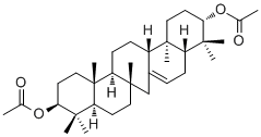 二乙酸山芝烯二醇酯分子结构 (CAS 27832-84-4)