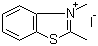 structure of CAS# 2785-06-0, 2,3-Dimethylbenzothiazolium iodide;N-Methyl-2-methylbenzothiazolium iodide