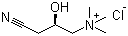 D-Carnitinenitrile chloride molecular structure (CAS 2788-28-5)