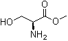L-丝氨酸甲酯分子结构 (CAS 2788-84-3)