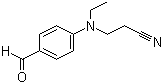 结构式 CAS# 27914-15-4, N-乙基-N-氰乙基-4-氨基苯甲醛