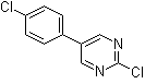 结构式 CAS# 27956-40-7, 2-氯-5-(4-氯苯基)嘧啶