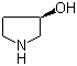 结构式 CAS# 2799-21-5, (R)-3-吡咯烷醇; (R)-3-羟基吡咯烷