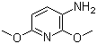 3-氨基-2,6-二甲氧基吡啶分子结构 (CAS 28020-37-3)