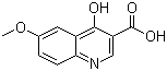 4-羟基-6-甲氧基喹啉-3-甲酸分子结构 (CAS 28027-16-9)